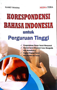 Image of Korespondensi Bahasa Indonesia Untuk Perguruan Tinggi